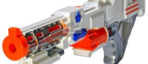 KiiToys® Combat Toy Gun Foam Dart Blaster (White )